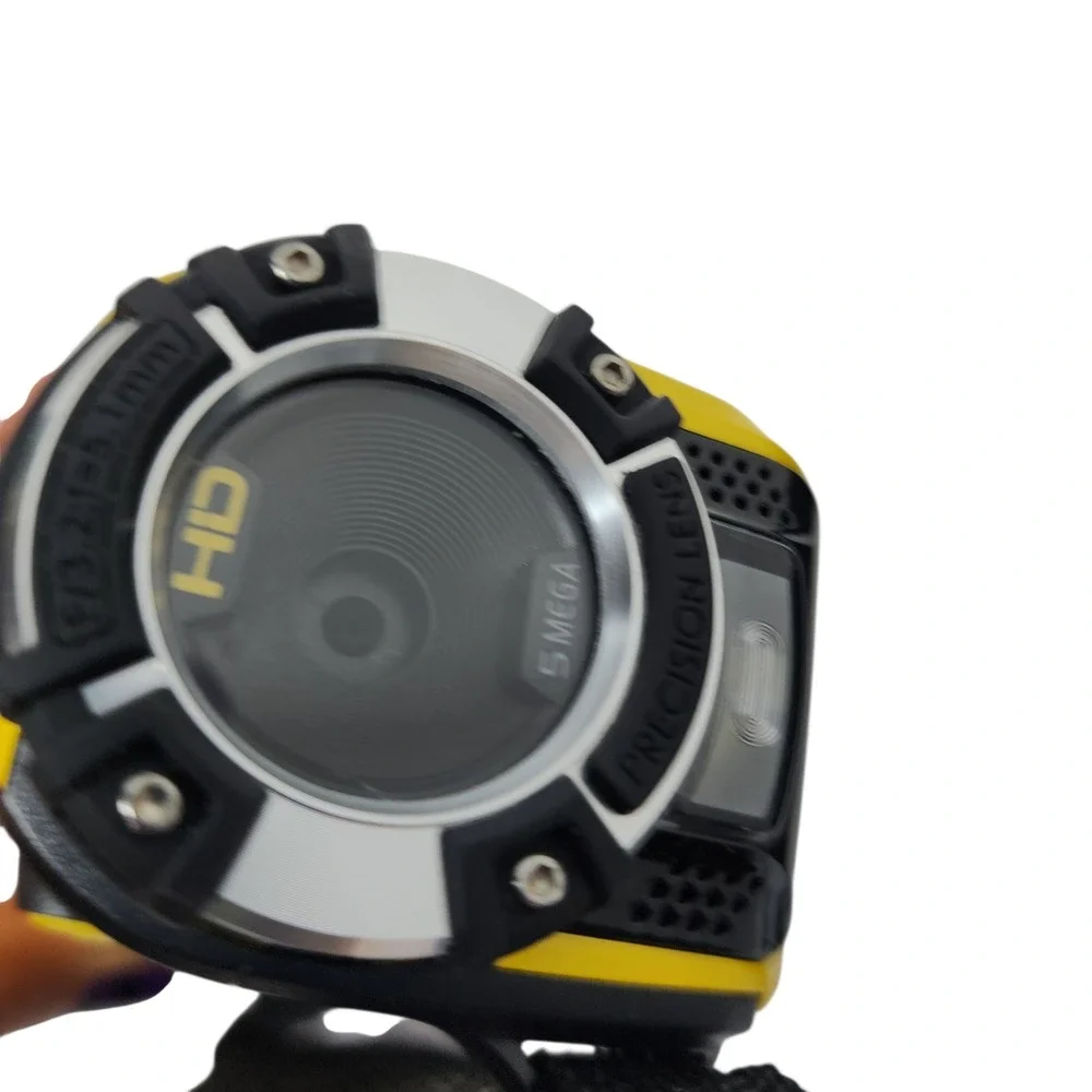 DXG DXG 5B1V HD Yellow High Definition Camcorder 1080p Waterproof
